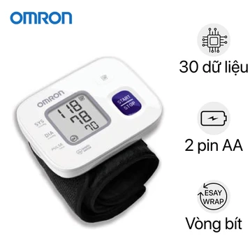 Máy Đo Huyết Áp Cổ Tay Omron HEM-6161